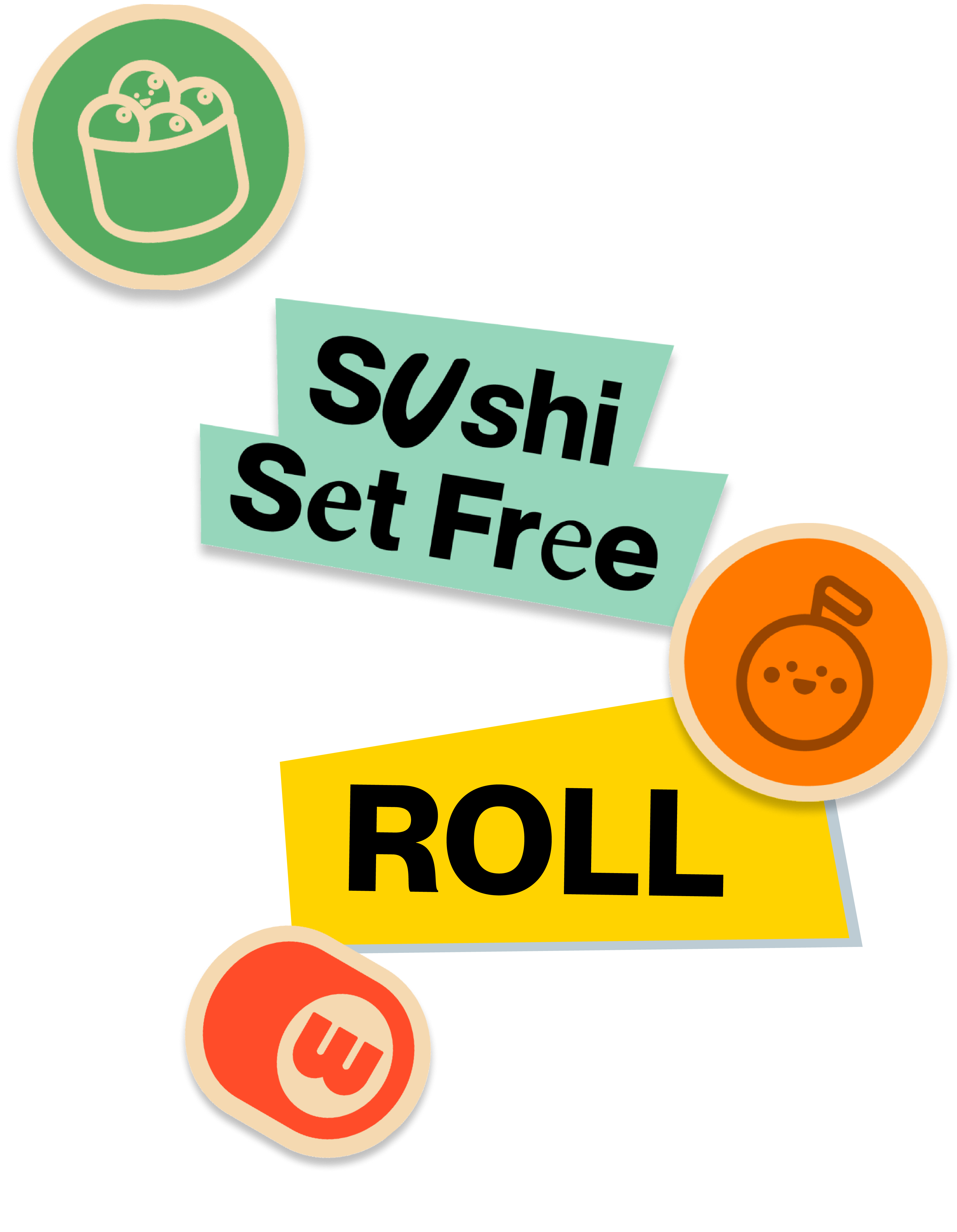 Roll, Sushi set roll